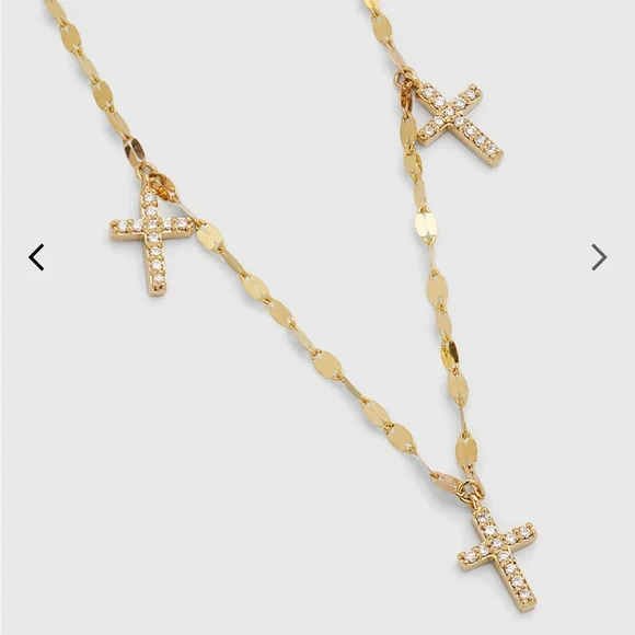 Lana jewelry triple cross necklace - Picture 3 of 9